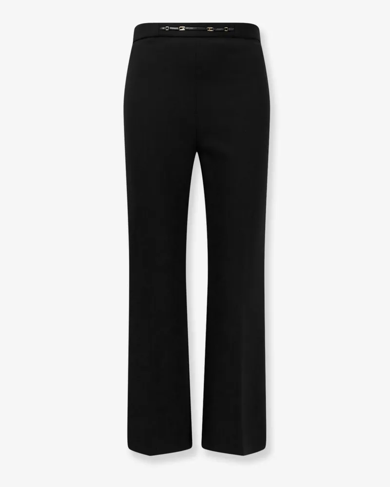 Elisabetta Franchi Essentials trousers with Monogram detail -  - gender_Woman Black