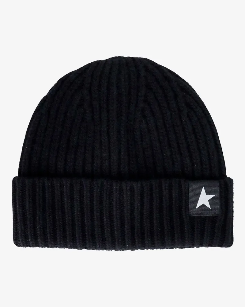 Golden Goose Damian Beanie wool hat -  - gender_Man Black