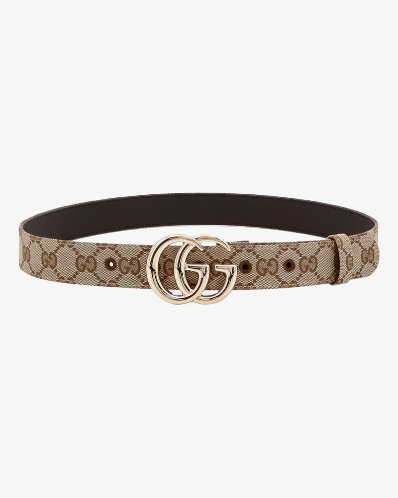 Gucci GG Marmont coated canvas belt -  - gender_Woman Brown