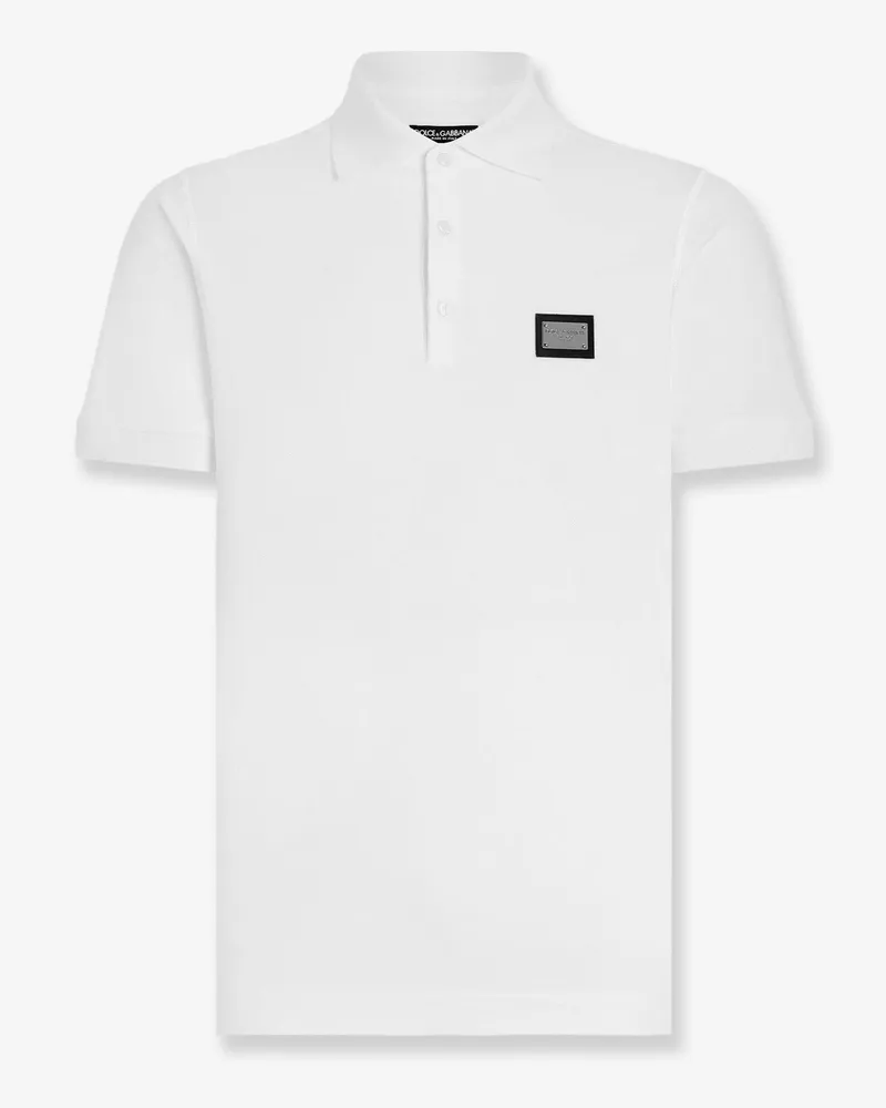 Dolce & Gabbana Cotton polo shirt -  - gender_Man White