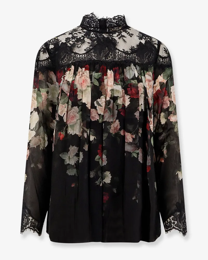 Zimmermann Hypnotic Lace Yoke Blouse viscose shirt -  - gender_Woman Black
