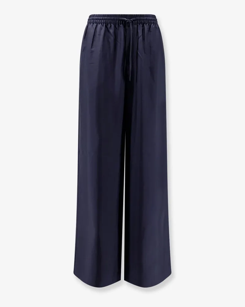 Róhe Silk trousers -  - gender_Woman Blue