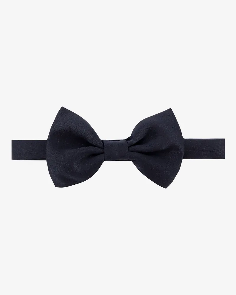 Tagliatore Satin bow-tie -  - gender_Man Blue