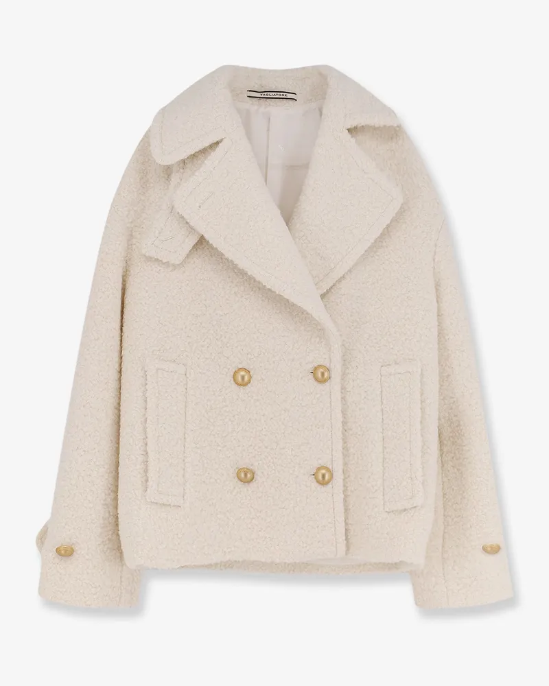 Tagliatore Sheila alpaca and virgin wool coat -  - gender_Woman White