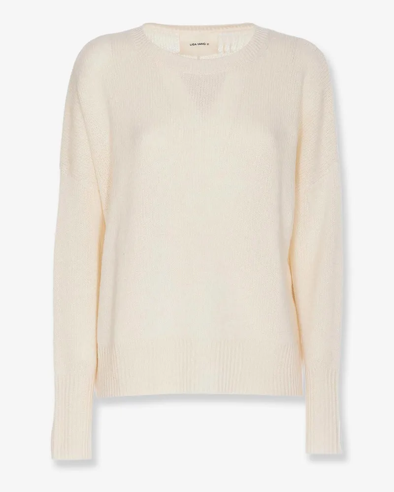 Lisa Yang Mila cashmere sweater with ribbed knit -  - gender_Woman White