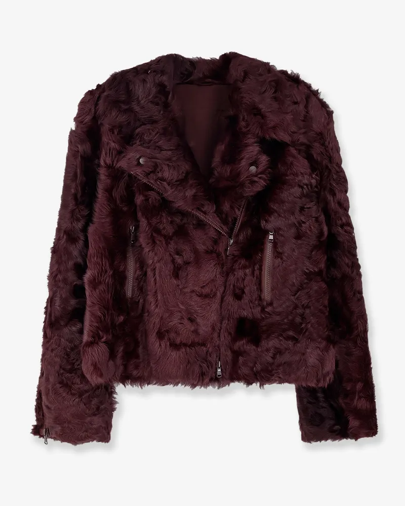 Brunello Cucinelli Shearling Jacket -  - gender_Woman Red