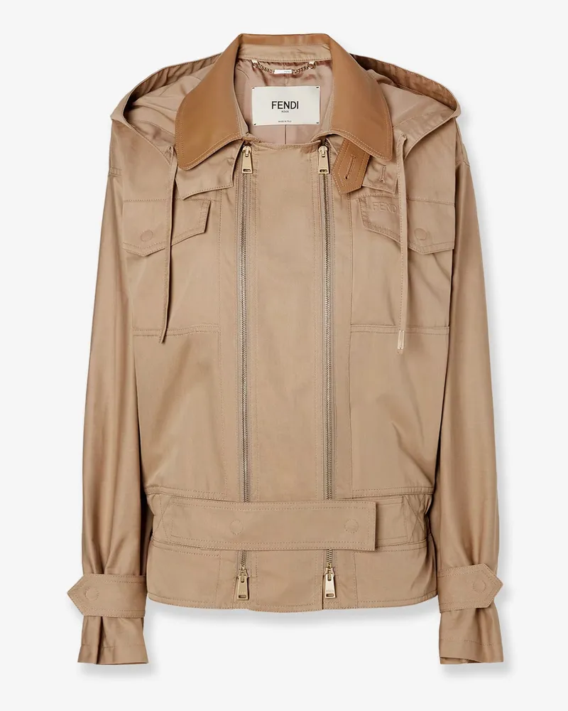 Fendi Cotton jacket -  - gender_Woman Beige