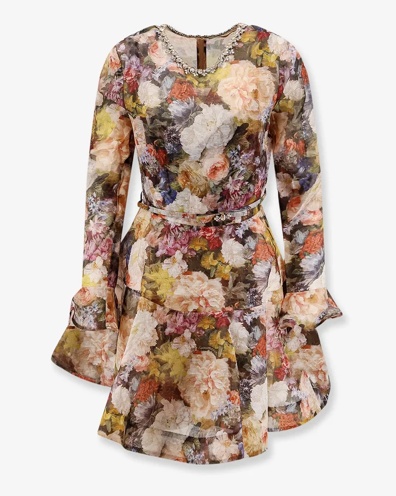 Zimmermann Alchemy linen and silk dress -  - gender_Woman Multicolor