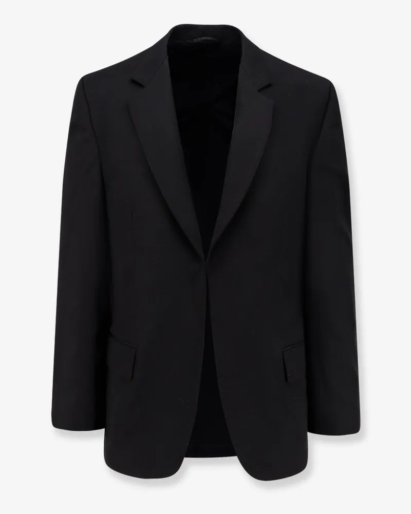 Balenciaga Wool blazer with modal insert -  - gender_Man Black
