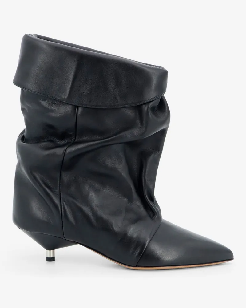 Isabel Marant Edrik leather boots -  - gender_Woman Black