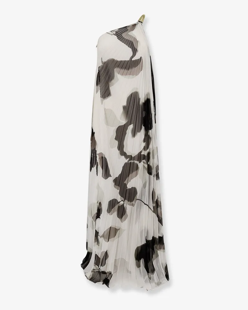 Max Mara Mxefuggito pleated long dress -  - gender_Woman White