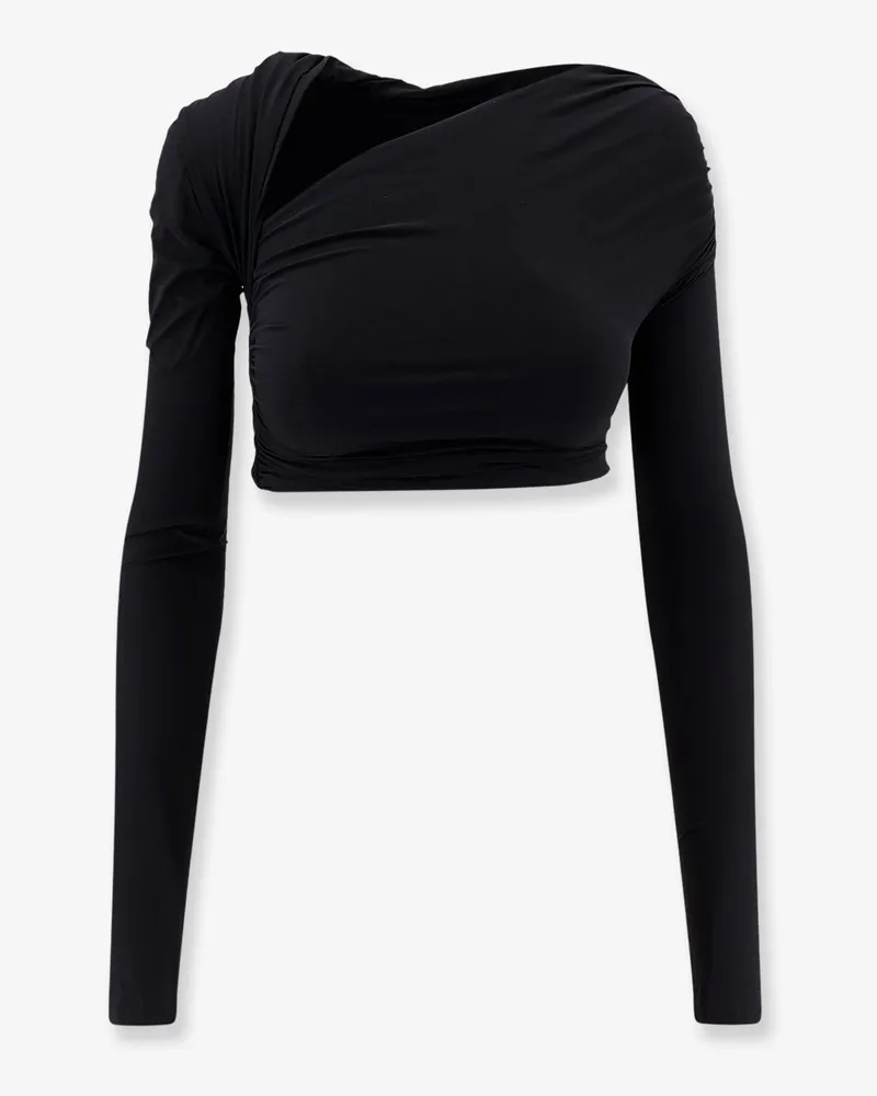 Amazuìn Gabi stretch fabric top -  - gender_Woman Black