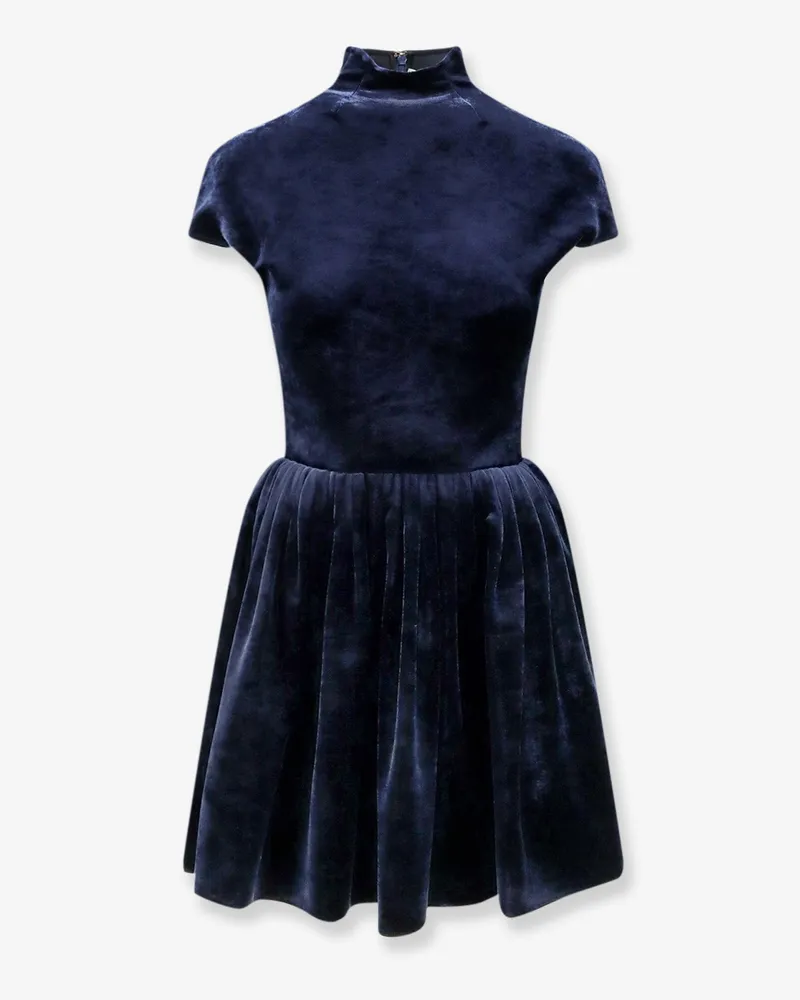 Alaïa Short velvet dress -  - gender_Woman Blue