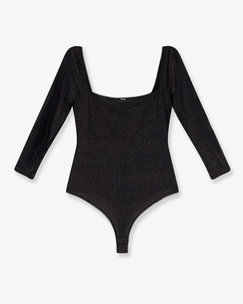 HUGO BOSS Lurex bodysuit -  - gender_Woman Black