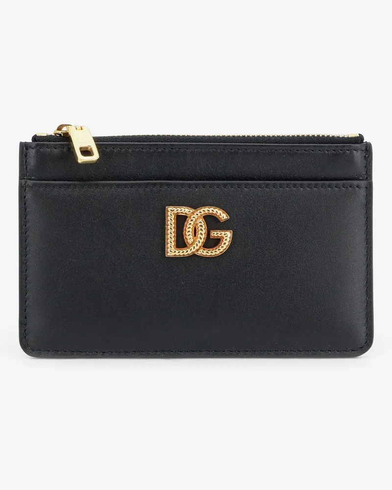 Dolce & Gabbana Leather card holder -  - gender_Woman Black