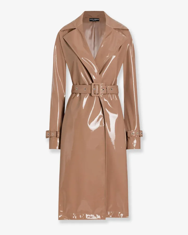 Dolce & Gabbana Vinyl trench -  - gender_Woman Pink