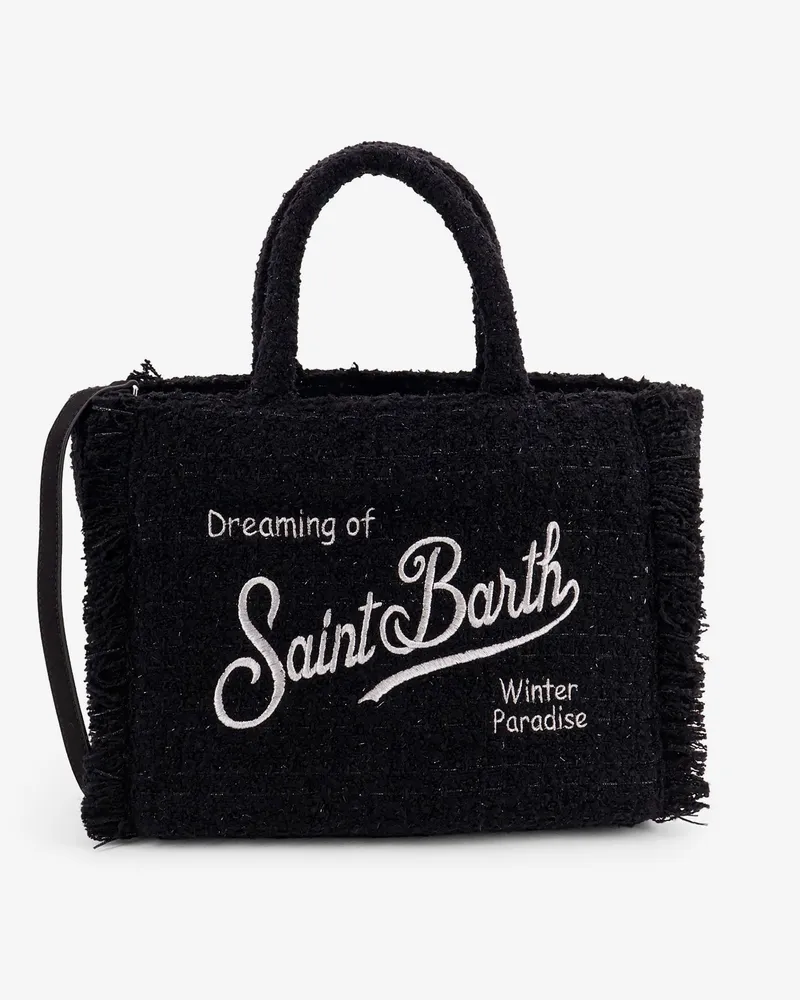 MC2 Saint Barth Colette tweed wool blend crossbody bag -  - gender_Woman Black