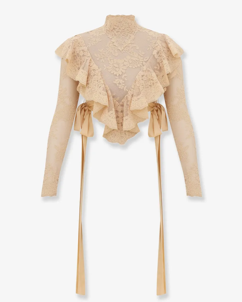 Zimmermann Luna Lace Top -  - gender_Woman Beige