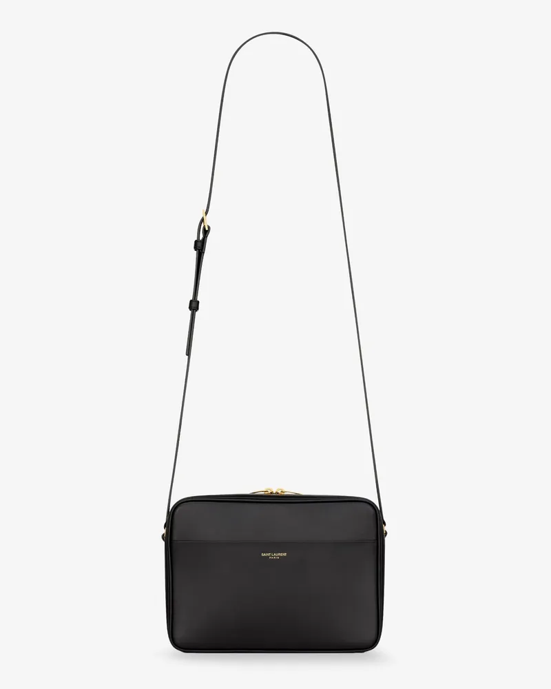 Saint Laurent Leather Camera Bag shoulder bag -  - gender_Man Black