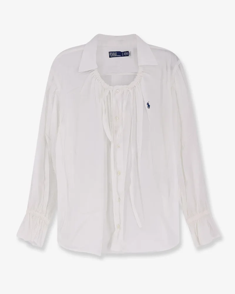 Ralph Lauren Cotton shirt with drawstring detail -  - gender_Woman White