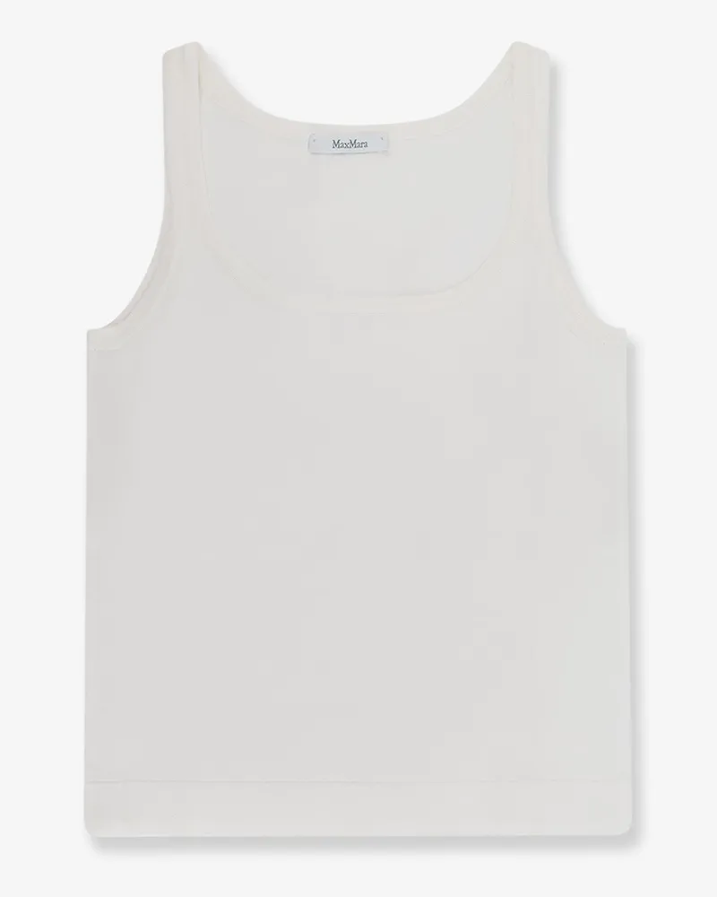 Max Mara Mxpumano cotton tank top -  - gender_Woman White