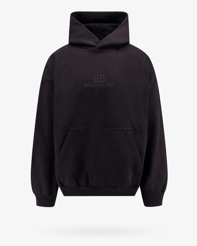 Balenciaga Medium fit cotton sweatshirt -  - gender_Man Black