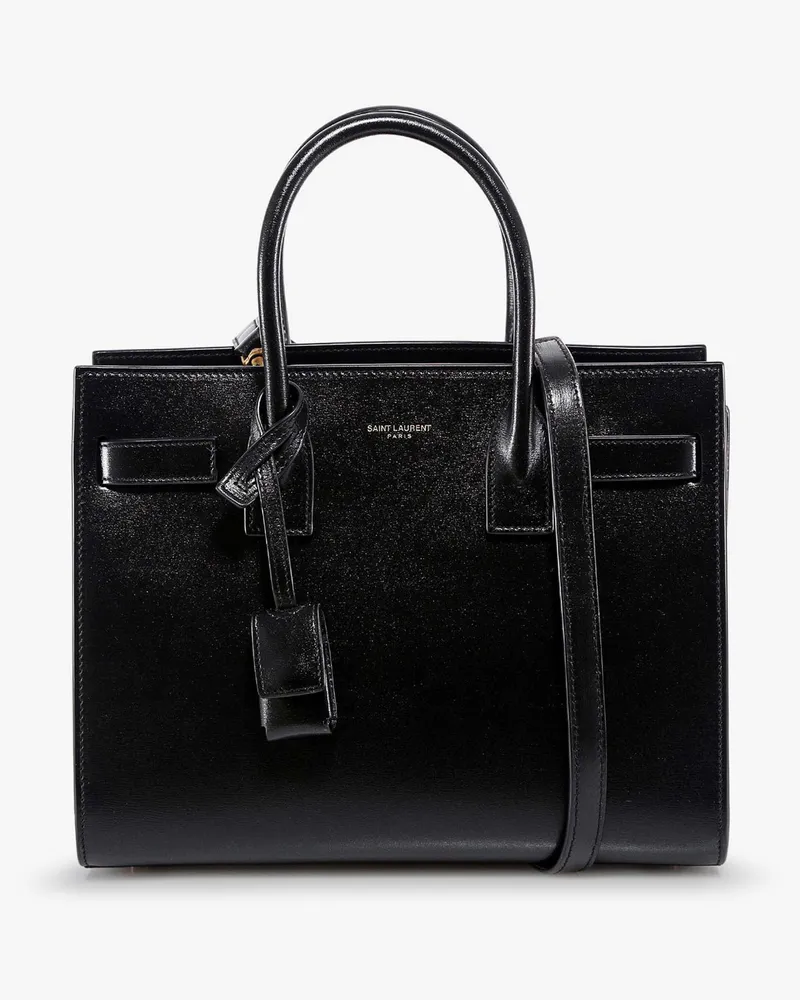 Saint Laurent Baby Sac de Jour leather handbag with padlock -  - gender_Woman Black