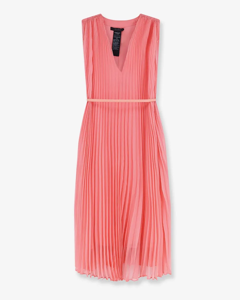 Max Mara Mxecapsula long dress with belt -  - gender_Woman Pink