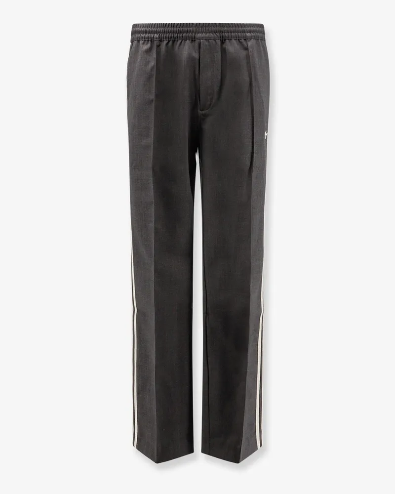 adidas Wool blend trousers with iconic detail on the side -  - gender_Man Grey
