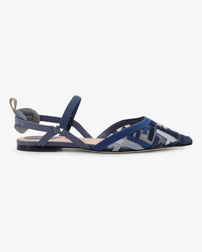 Fendi Colibrì Lite FF mesh slingback -  - gender_Woman Blue