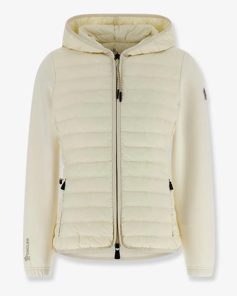 Moncler Neoprene jacket with padded inserts -  - gender_Woman White