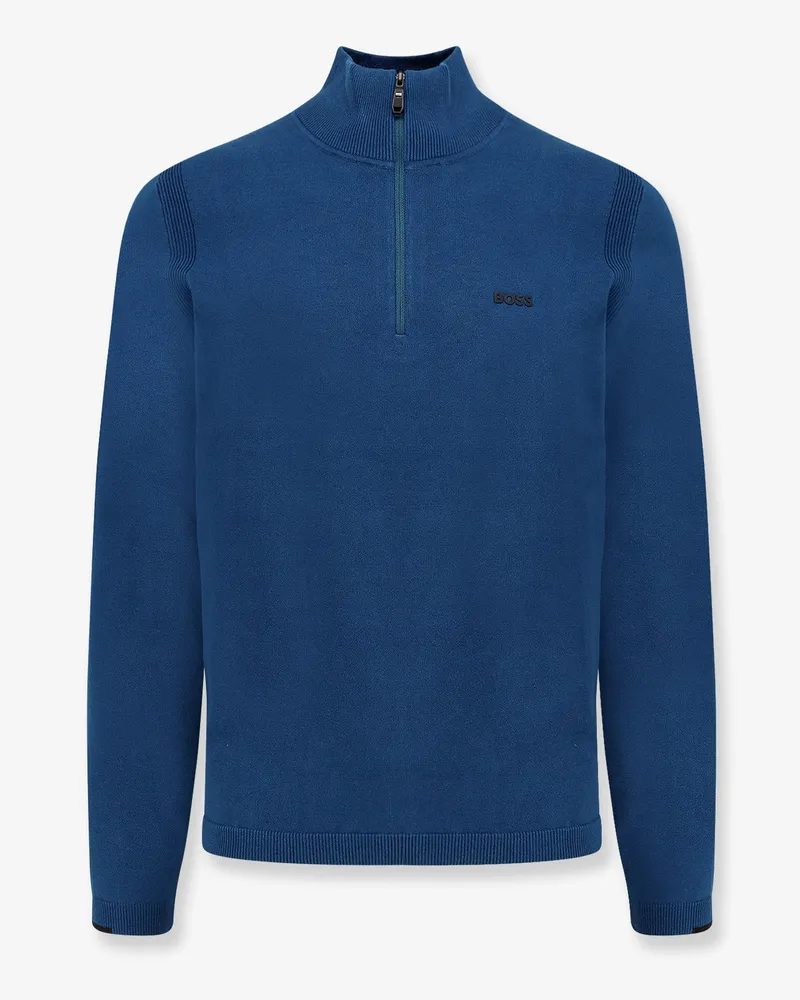 HUGO BOSS Cotton blend sweater -  - gender_Man Blue