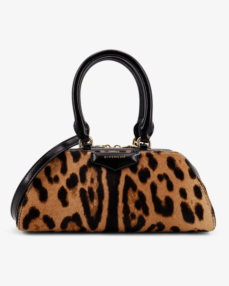 Givenchy Antigona East West Mini pony skin shoulder bag with animal print -  - gender_Woman Animal