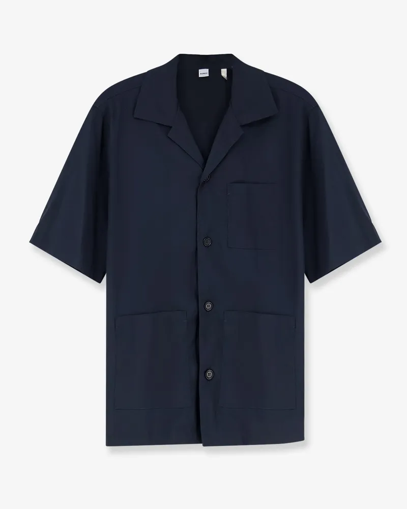 ASPESI Ago cotton blend shirt -  - gender_Man Blue