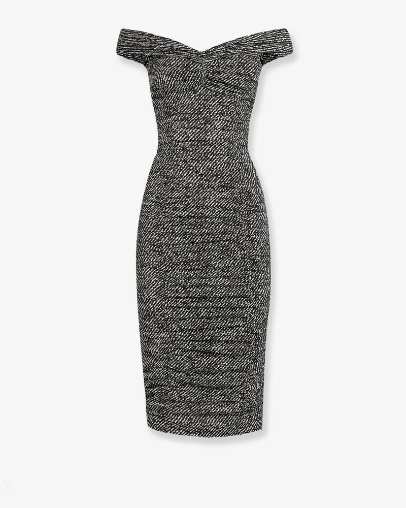 Dolce & Gabbana Silk midi dress -  - gender_Woman Grey