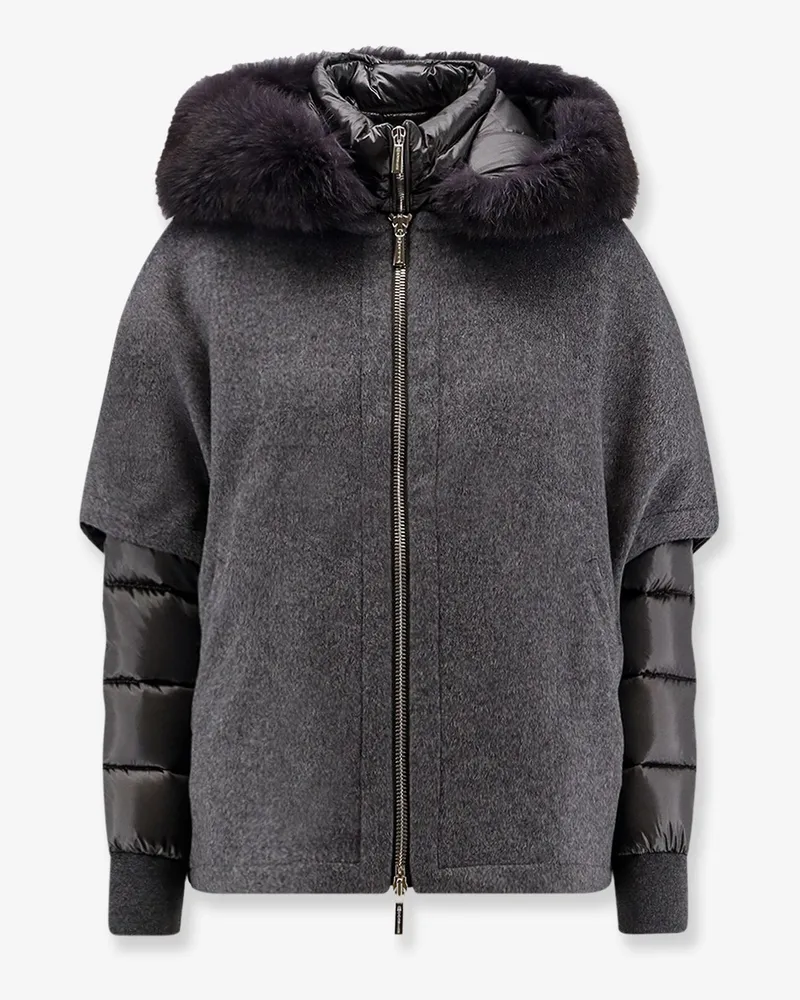 MOORER Pegaso-Cwr sleeveless wool and cashmere coat -  - gender_Woman Grey