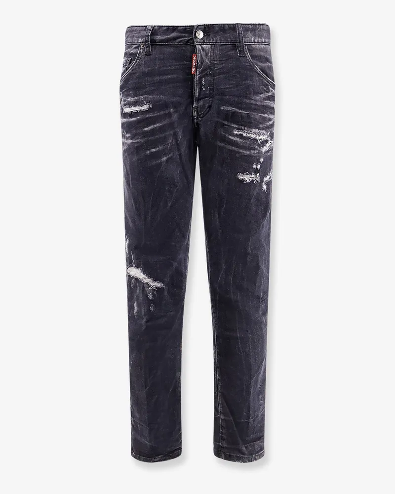 Dsquared2 Skater Jeans with Used effect -  - gender_Unisex Black