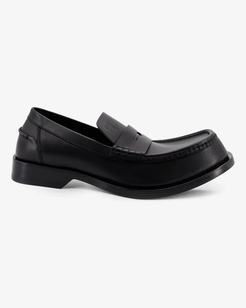Loewe Bobine leather loafers with engraved Anagram logo -  - gender_Man Black