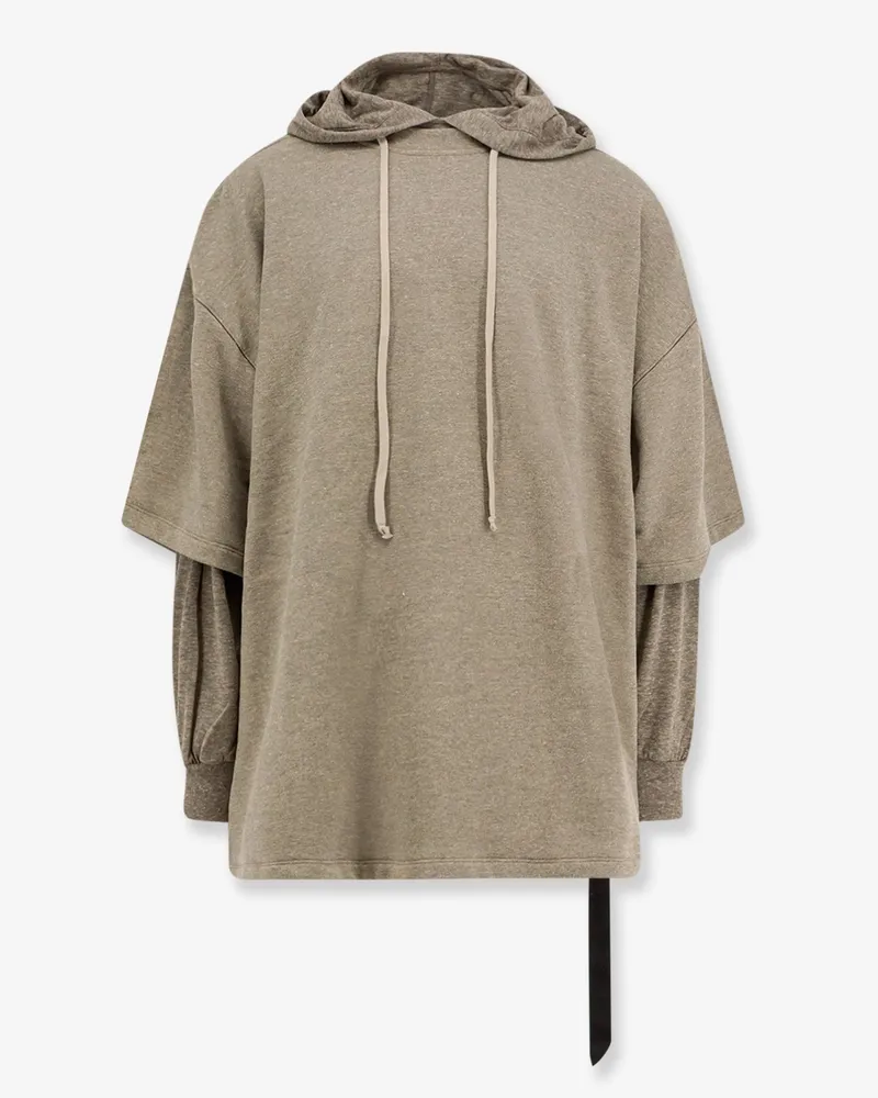 DRKSHDW by Rick Owens Tommy Hustler cotton blend sweatshirt -  - gender_Man Grey
