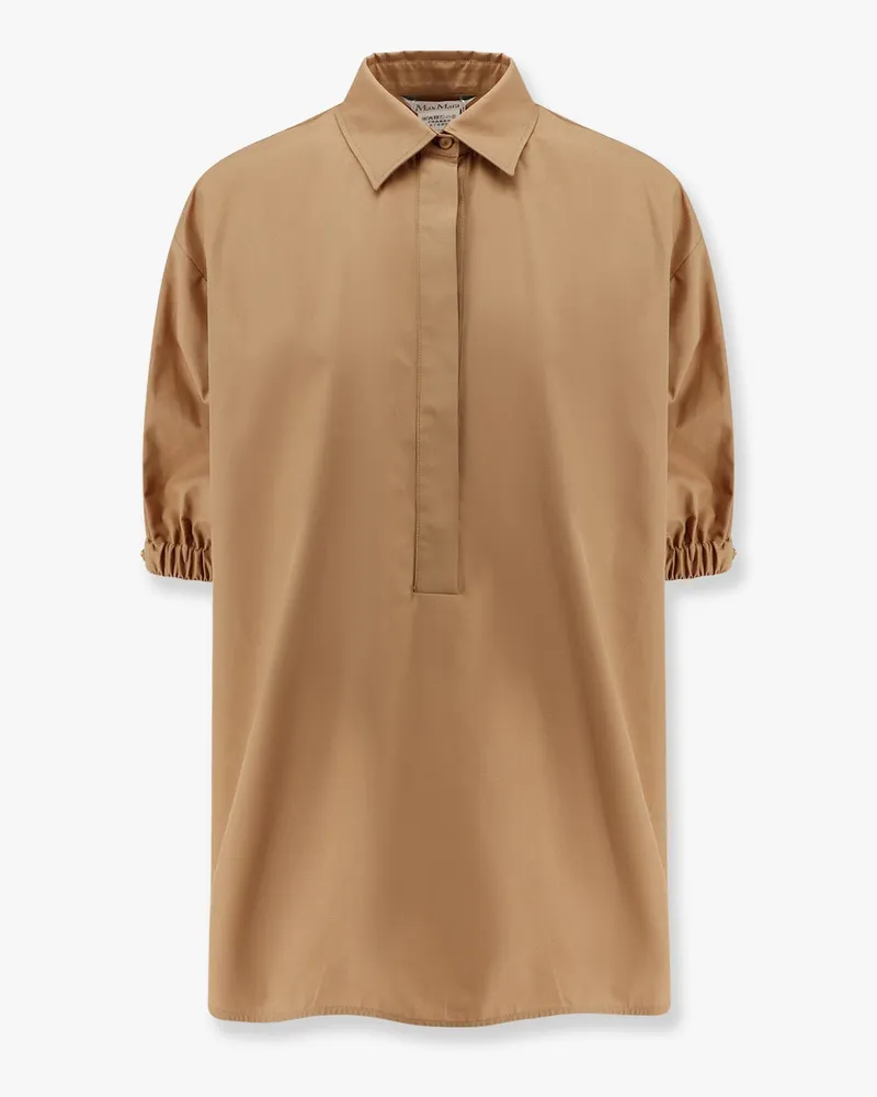 Max Mara Teano cotton shirt -  - gender_Woman Beige