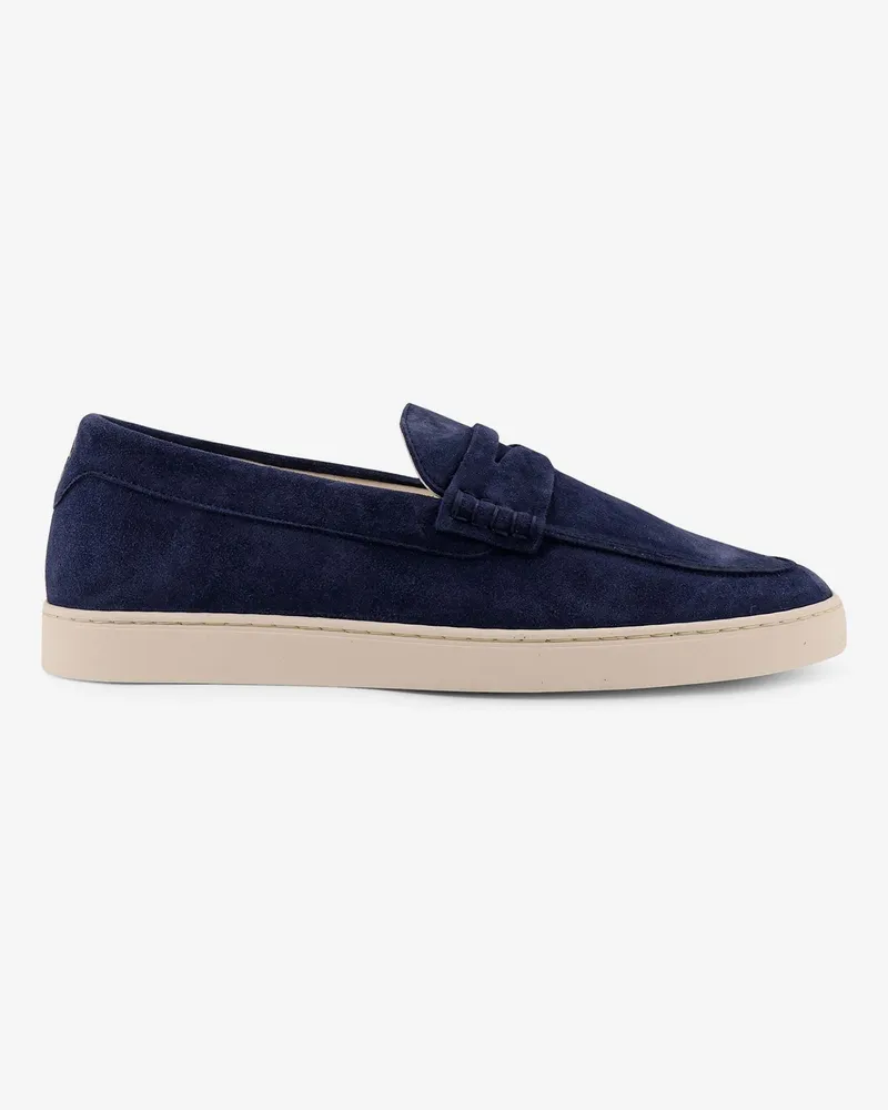 Brunello Cucinelli Suede loafers -  - gender_Man Blue
