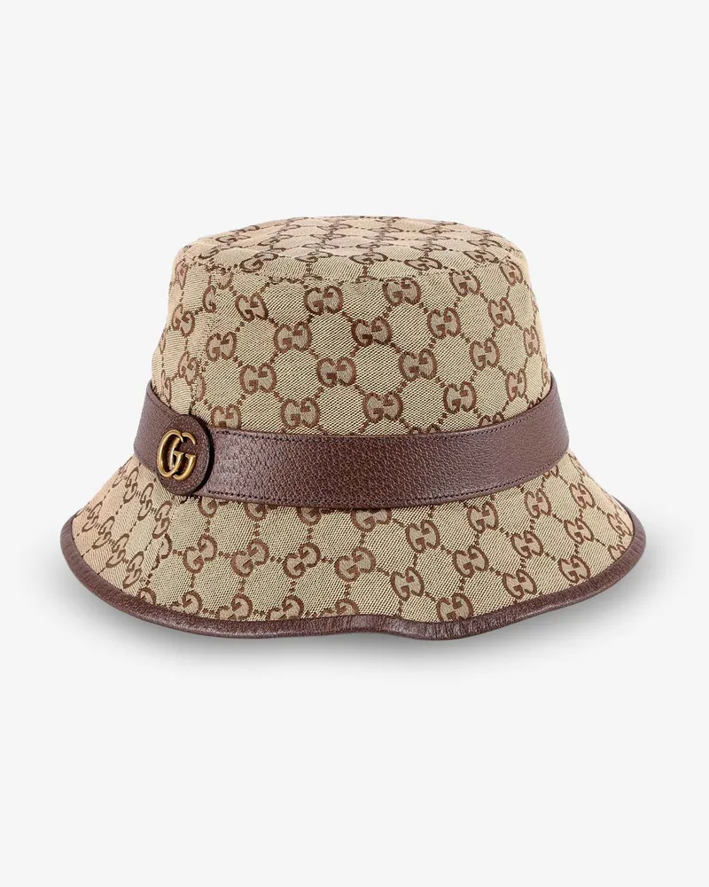 Gucci GG fabric Fedora hat -  - gender_Man Beige