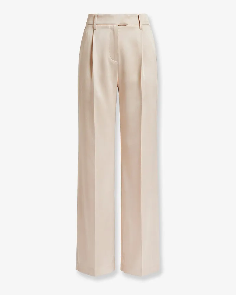 Brunello Cucinelli Silk trousers -  - gender_Woman Beige