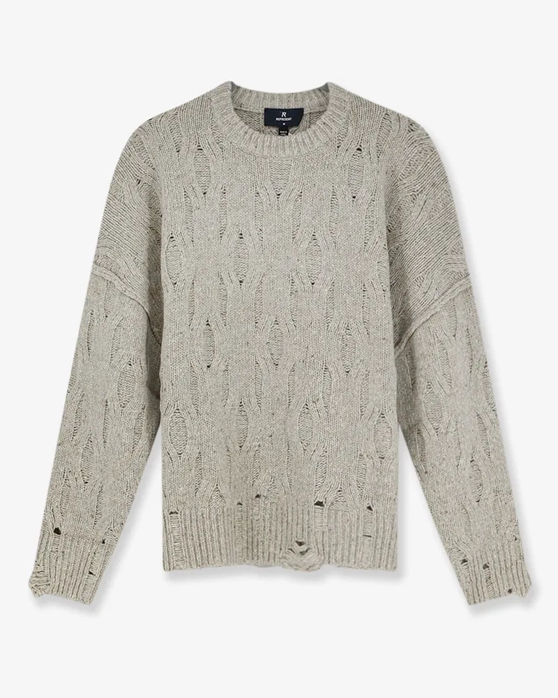 REPRESENT Wool and viscose blend sweater -  - gender_Man Beige