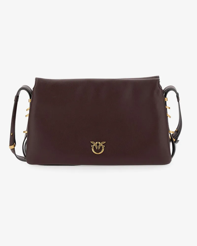 Pinko Triplet Mini leather crossbody bag -  - gender_Woman Purple