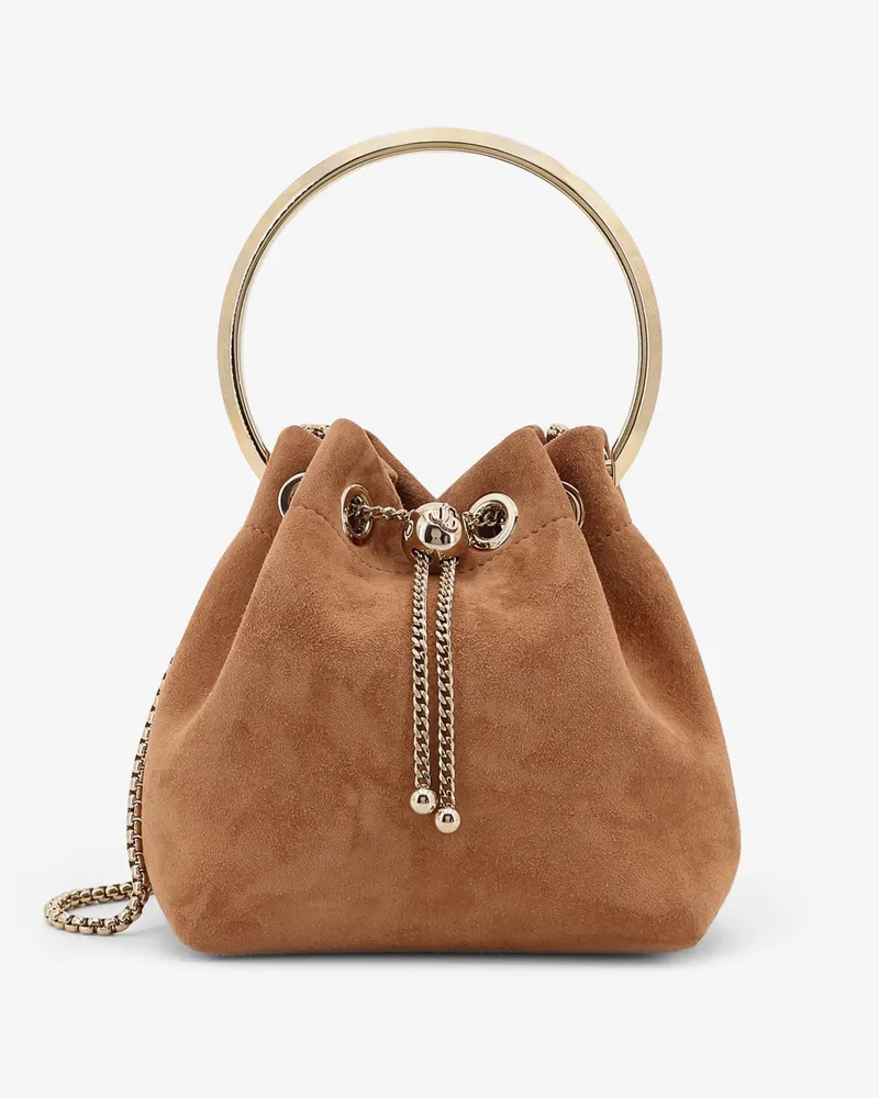 Jimmy Choo Bon Bon suede bag -  - gender_Woman Beige