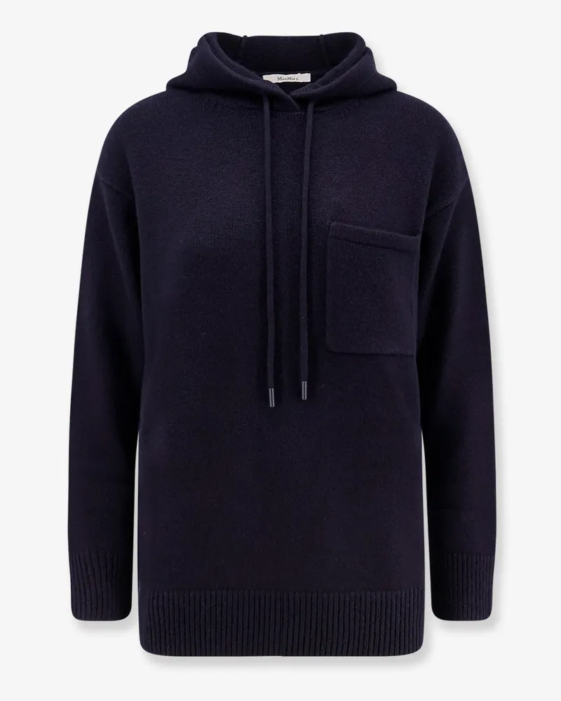 Max Mara Liana cashmere and wool hooded sweater -  - gender_Woman Blue