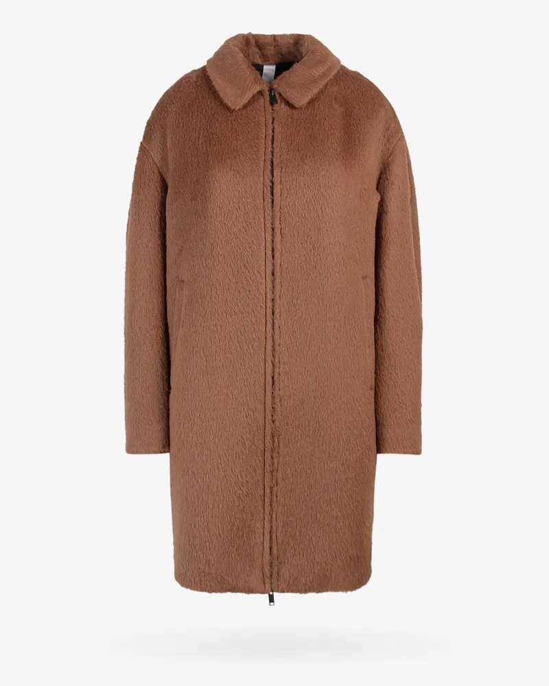 Hevò Alpaca and virgin wool with zip -  - gender_Woman Brown