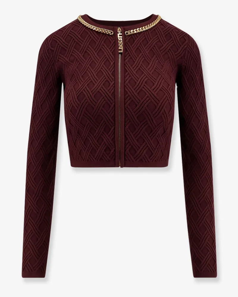 Elisabetta Franchi Viscose blend cardigan -  - gender_Woman Red