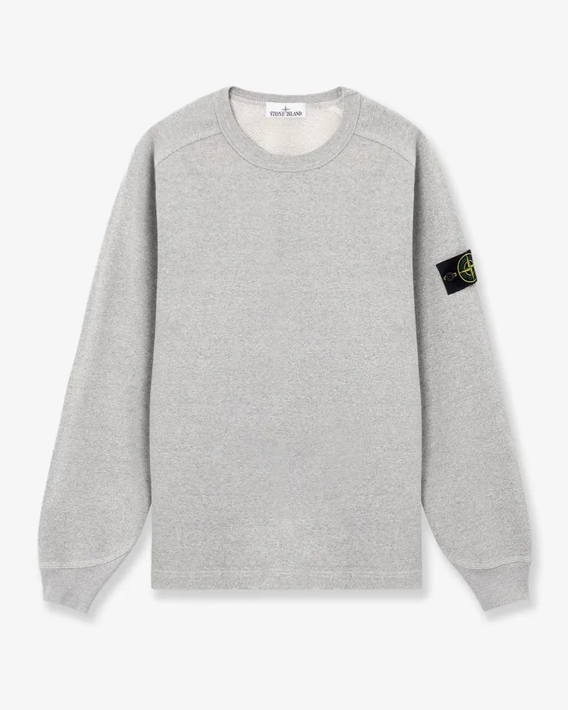 Stone Island Mélange cotton sweatshirt -  - gender_Man Grey